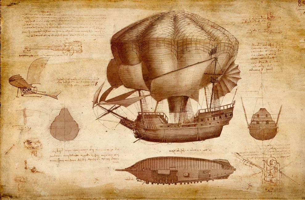 Davinci's Flying Ship